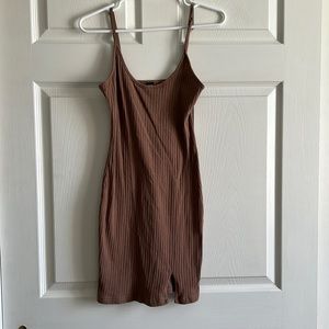 Tan Body-con Dress